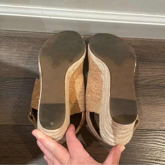 Vionic Brooke Cork Espadrille Wedge Supportive Sandals 10 - Picture 8 of 11